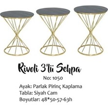 Bengi Ticaret Brc Rivol Zigon Model Metal Transmisyon Çelik Gold Renk Kaplam Düz Siyah Temper El Yapım