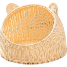 Vivis Kedi Evi Alabilir Yıkanabilirık Rattan Dokumağıı Için 45CMX35CM (Yurt Dışından)