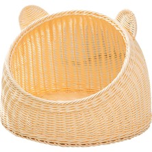 Vivis Kedi Evi Alabilir Yıkanabilirık Rattan Dokumağıı Için 45CMX35CM (Yurt Dışından)