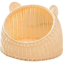 Vivis Kedi Evi Alabilir Yıkanabilirık Rattan Dokumağıı Için 45CMX35CM (Yurt Dışından)