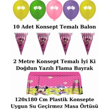 snowparty Minnie Mouse Afişli 16 Kişilik Doğum Günü Parti Malzemeleri Süsleri Seti