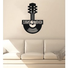 Dekor Treni Music Studio Dekoratif Ahşap Duvar Dekoru