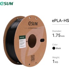 Esun Pla-Hs Filament Siyah