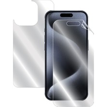 IPG Apple iPhone 15 Pro Için Ipg Hydrogel Tam Kaplama (Ekran ve Arka Koruma)