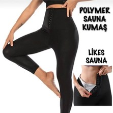 Magi Toptan Agraflı Termal Sauna Tayt ( Xl ) Neotex Agraflı Terletme Taytı