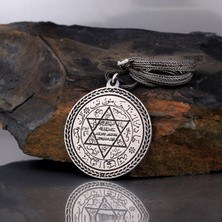 Tesbih Sepetim 925 Ayar Gümüş Mührü Süleyman Model Kolye