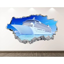 Kt Grup Dev Yolcu Gemisi Full Hd Baskı 3D Modern Duvar Sticker