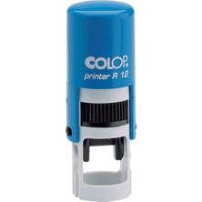 Colop R12 Yuvarlak Mavi Kasa Mavi Keçe 12 mm
