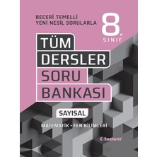 Tudem Yayınları 8. Sınıf Tüm Dersler Soru Bankası Sözel - Sayısal - LGS Kritik 500 Soru