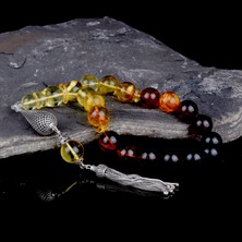 Tesbih Sepetim Maskot Boy Renk Süzmesi Efe Doğal Damla Kehribar Tesbih