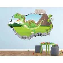 Kt Grup Cartoon Manzara Full Hd Baskı 3D Çocuk Odası Duvar Çıkartmaları