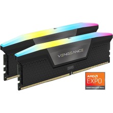 Corsaır Vengeance Rgb 64GB (2X32GB) Ddr5 6000MHZ CL30 Amx Expo Ram - CMH64GX5M2B6000Z30