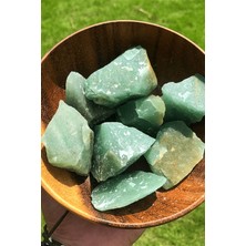Tesbih Atölyesi Sertifikalı Ham Doğal Aventurin Taşı Kütle (4-5 Cm)