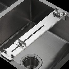 Bunblic Lavabo Bileme Taşı Whetstone Geri Çekilebilir Paslanmaz Çelik Lavabo (Yurt Dışından)