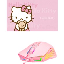 Rampage Pink Baby Set, Rampage SMX-G68 Spear  7200DPI Rgb Ledli (Makrolu) Mouse+Hello Kitty 23X18 Mouse Pad