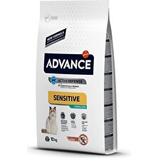 Advance Sterilised Sensitive Somonlu Kısırlaştırılmış Yetişkin Kedi Maması 10 kg