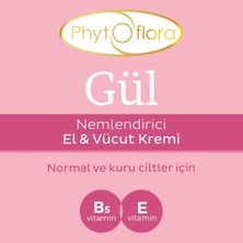 PHYTOFLORA Gül Nemlendirici El ve Yüz Kremi