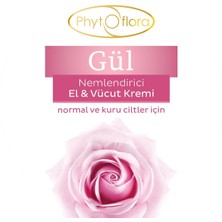 PHYTOFLORA Gül Nemlendirici El ve Yüz Kremi