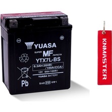 Yuasa YTX7L-BS Motosiklet Aküsü + Knmaster Anahtarlık