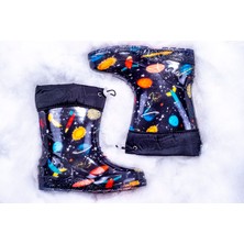 Zenege Çocuk Çizme Kürklü Yağmur ve Kar Botu