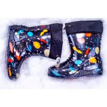 Zenege Çocuk Çizme Kürklü Yağmur ve Kar Botu