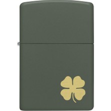 Zippo Çakmak 49796-093918 221 Four Leaf Clover Design