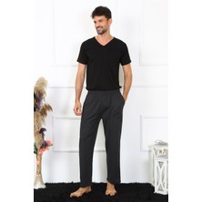 Akbeniz Erkek Pamuk Antrasit Tek Alt Pijama 27495