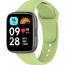Kupa Xiaomi Redmi Watch 3 Active Kordon Yumuşak Soft Spor Pürüzsüz Silikon Kordon