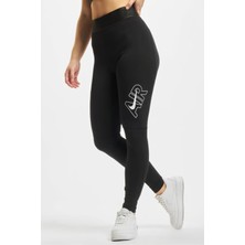 Nike Air Yüksek Belli Grafikli Sıkılaştırıcı Siyah Kadın Spor Taytı