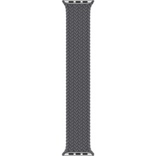 Minsun Watch 2 3 4 5 6 7 8 9 Se 38 40 41MM Uyumlu Örgü Loop Kordon Gri Large Beden