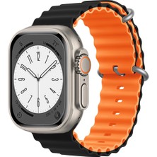 Minsun Watch 2 3 4 5 6 7 8 9 Se 38 40 41MM Uyumlu Ocean Silikon Kordon Sundown