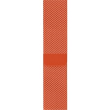 Minsun Watch 2 3 4 5 6 7 8 9 Se 42 44 45 49MM Uyumlu Milano Çelik Kordon Orange