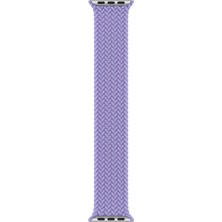 Minsun Watch 2 3 4 5 6 7 8 9 Se 38 40 41MM Uyumlu Örgü Loop Kordon Mor Medium Beden
