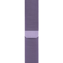 Minsun Watch 2 3 4 5 6 7 8 9 Se 38 40 41MM Uyumlu Milano Çelik Kordon Purple