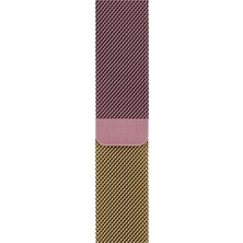 Minsun Watch 2 3 4 5 6 7 8 9 Se 42 44 45 49MM Uyumlu Milano Çelik Kordon Gold Pink