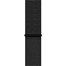 Minsun Watch 2 3 4 5 6 7 8 9 Se 42 44 45 49MM Uyumlu Spor Loop Kordon Light Black