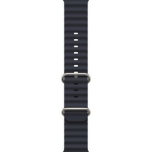 Minsun Watch 2 3 4 5 6 7 8 9 Se 38 40 41MM Uyumlu Ocean Silikon Kordon Midnight