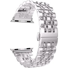Minsun Watch 2 3 4 5 6 7 8 9 Se 38 40 41MM Uyumlu Steel Çelik Kordon Silver