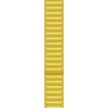 Minsun Watch 2 3 4 5 6 7 8 9 Se 38 40 41MM Uyumlu Broad Deri Kordon Yellow