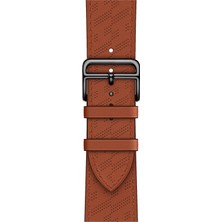Minsun Watch 2 3 4 5 6 7 8 9 Se 38 40 41MM Uyumlu Hole Leather Kordon Rust