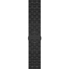 Minsun Watch 2 3 4 5 6 7 8 9 Se 38 40 41MM Uyumlu Brave Çelik Kordon Siyah