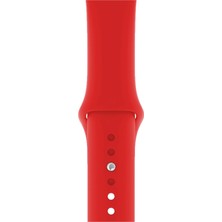 Minsun Watch 2 3 4 5 6 7 8 9 Se 42 44 45 49MM Uyumlu Spor Silikon Kordon Kırmızı