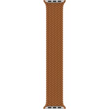 Minsun Watch 2 3 4 5 6 7 8 9 Se 42 44 45 49MM Uyumlu Örgü Loop Kordon Kahverengi Medium Beden