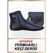 İslam Yayın Mest Keçi Derisi Kışlık Mest Içi Astarsız Mest Tek Fermuarlı Mest