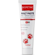 Biopetine Kedi Tüy Yumağı Önleyici ve Tüy Sağlığı Multivitamin Malt Paste Macunu 100GR. (Yetişkin ve Yavrular)