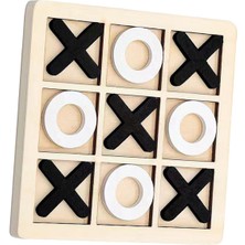 F Fityle Ahşap Tic Tac Toe Aile Çocukları Aileler Için Yapboz Şkin (Yurt Dışından)