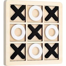 F Fityle Ahşap Tic Tac Toe Aile Çocukları Aileler Için Yapboz Şkin (Yurt Dışından)