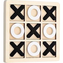 F Fityle Ahşap Tic Tac Toe Aile Çocukları Aileler Için Yapboz Şkin (Yurt Dışından)