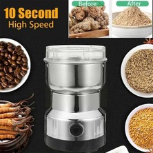 Nima Elektrikli Kahve Değirmeni Çok Fonksiyonlu Un Öğütme Makinesi Tahıl Fındık Baharat Tahıl Öğütücü