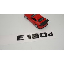 Benz E 180D Bagaj Parlak Siyah Abs 3m 3D Yazı Logo